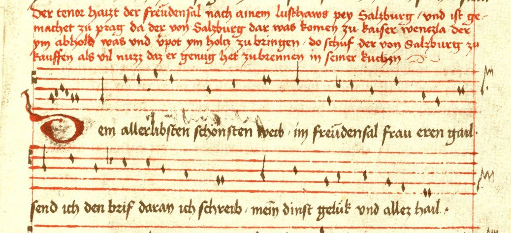 Fig. Der tenor haizt der freudensaal: Monk of Salzburg