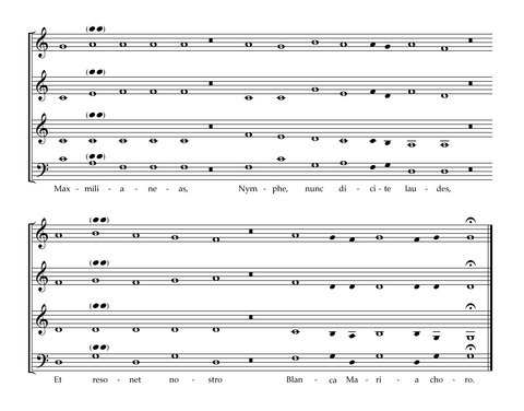 Notenbsp. Chor Maximilianeas, Nymphe