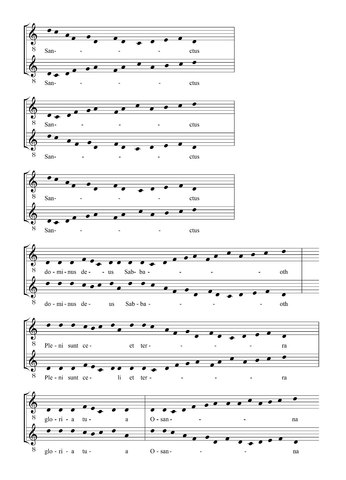 Notenbsp. Sanctus A-VOR 22