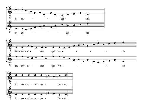 Notenbsp. Sanctus A-VOR 22