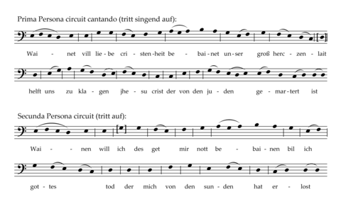 Notenbsp. Wainet vill liebe cristenheit