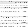 Notenbsp. Antiphons Ubi loco and Stante curru